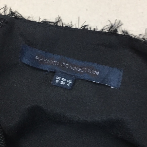 French Connection Bow Back Sparkly Party Prom Dress - Picture 6 of 8